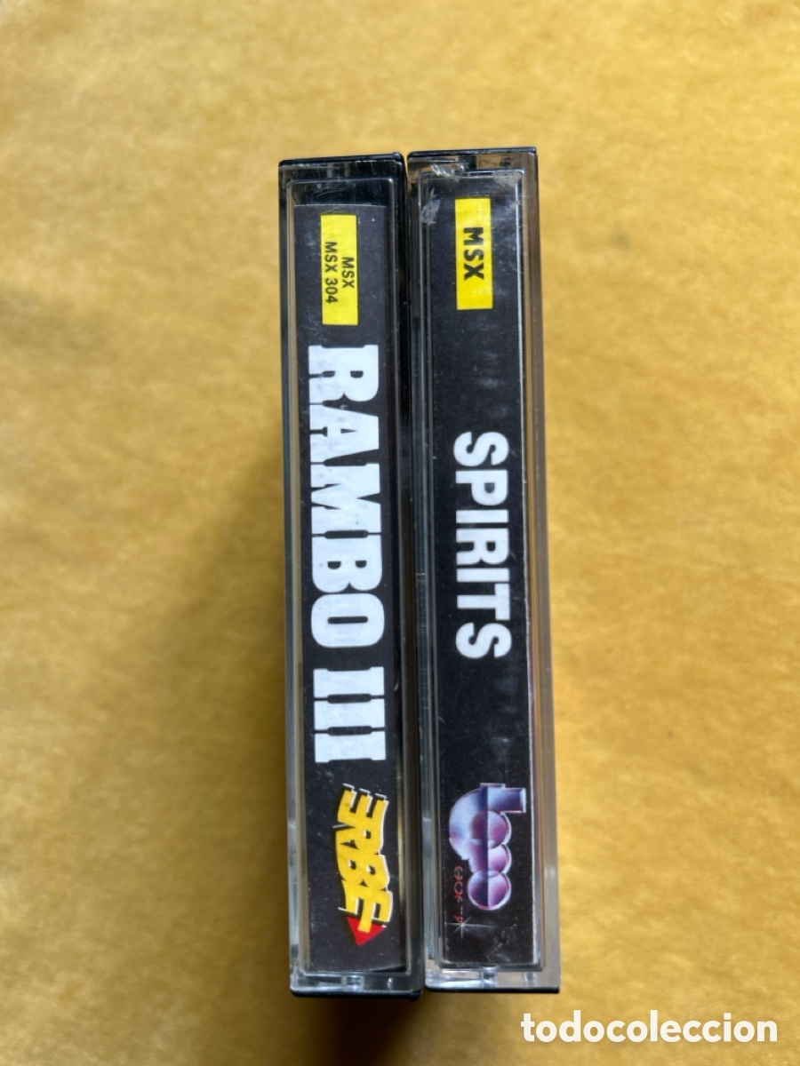 Videojuegos y consolas: Pack Msx Rambo 3/ Spirits - Foto 3