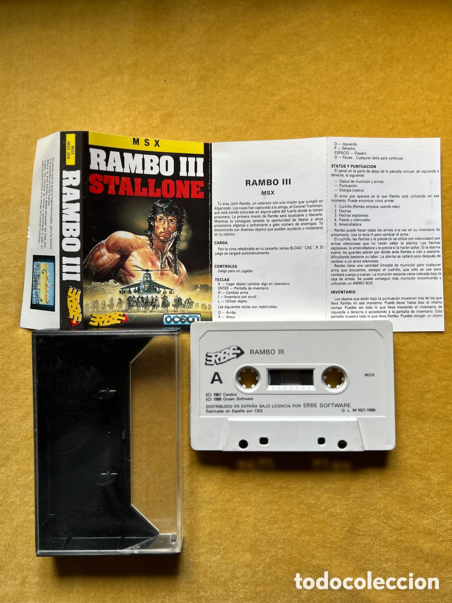Videojuegos y consolas: Pack Msx Rambo 3/ Spirits - Foto 4