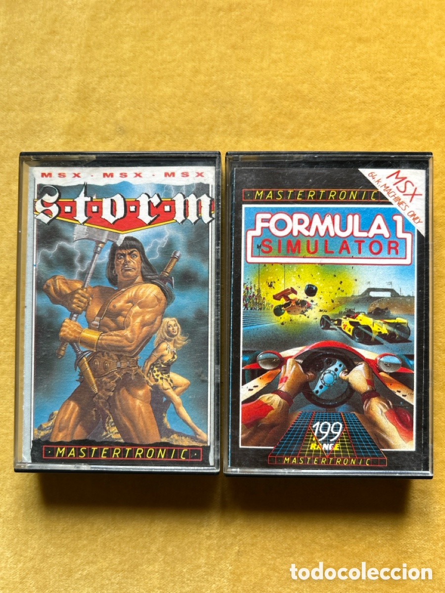 Videojuegos y consolas: Pack Msx Storm/ F-1 Simulator - Foto 1