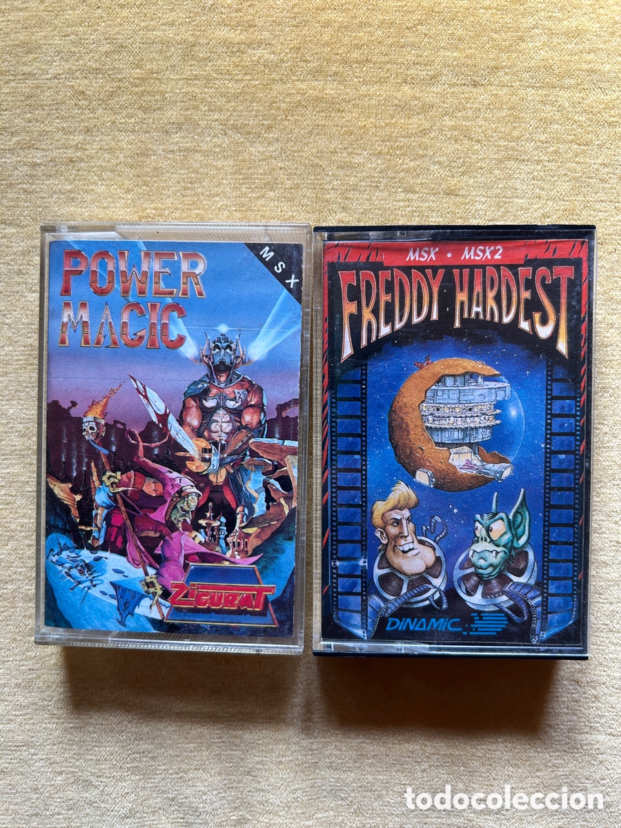 Videojuegos y consolas: Pack Msx PowerMagic/FreddyHardest - Foto 1