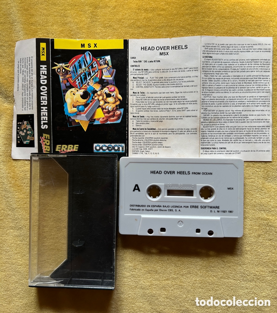 Videojuegos y consolas: Pack Msx HeadOverHeels/ Batman - Foto 4