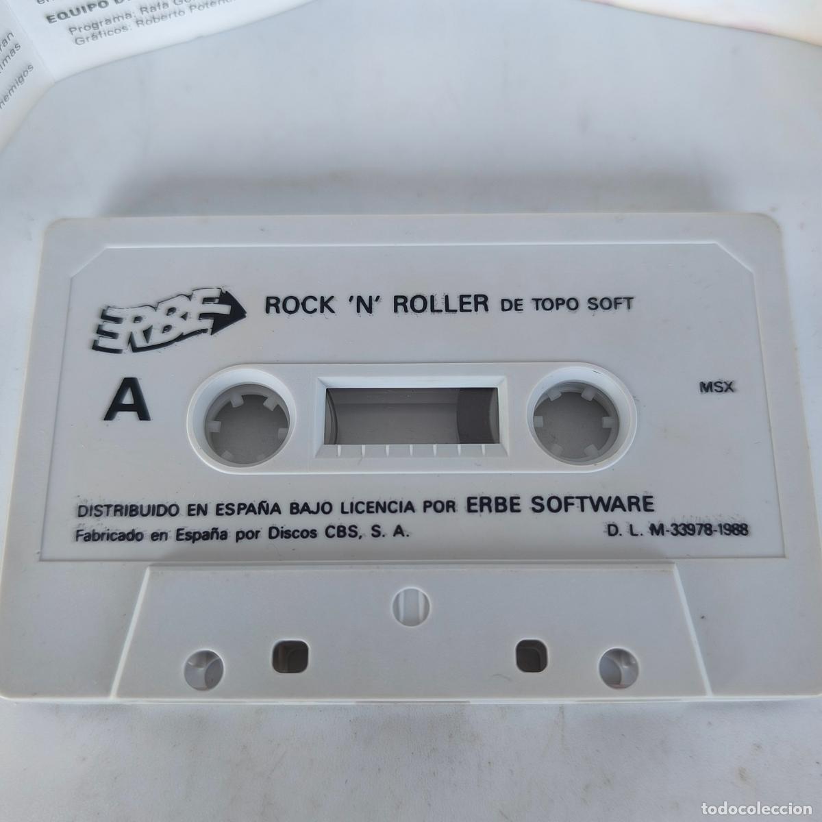 Videojuegos y consolas: Rock&acute;n Roller [Topo Software] [1988] Erbe Software [MSX] Rock and Roller - Foto 5