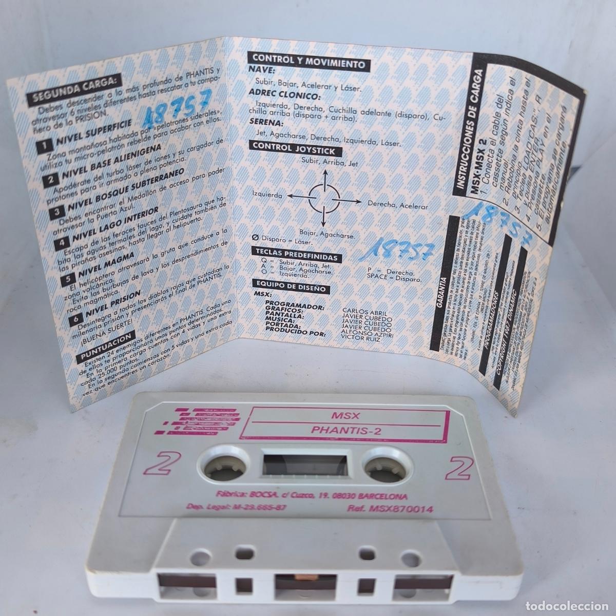 Videojuegos y consolas: Phantis [Dinamic Software] 1987 [MSX] Game Over 2 II msx2 870013 - Foto 4