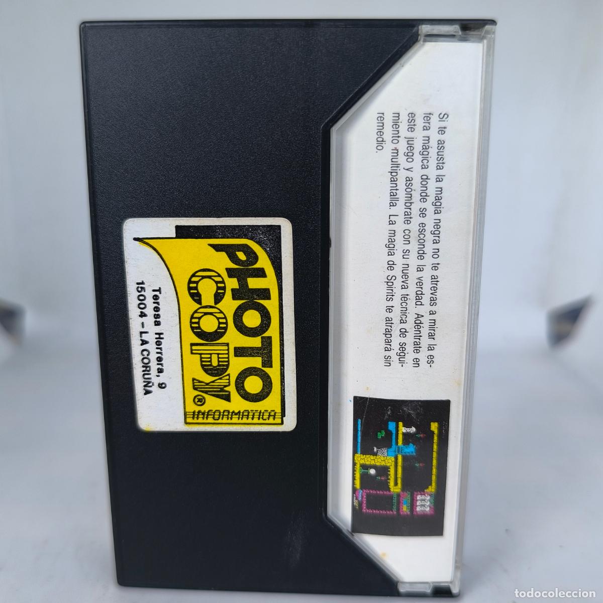 Videojuegos y consolas: ] CASSETTE / CASETE VIDEOJUEGO MSX - SPIRITS - ERBE SOFTWARE - Foto 3