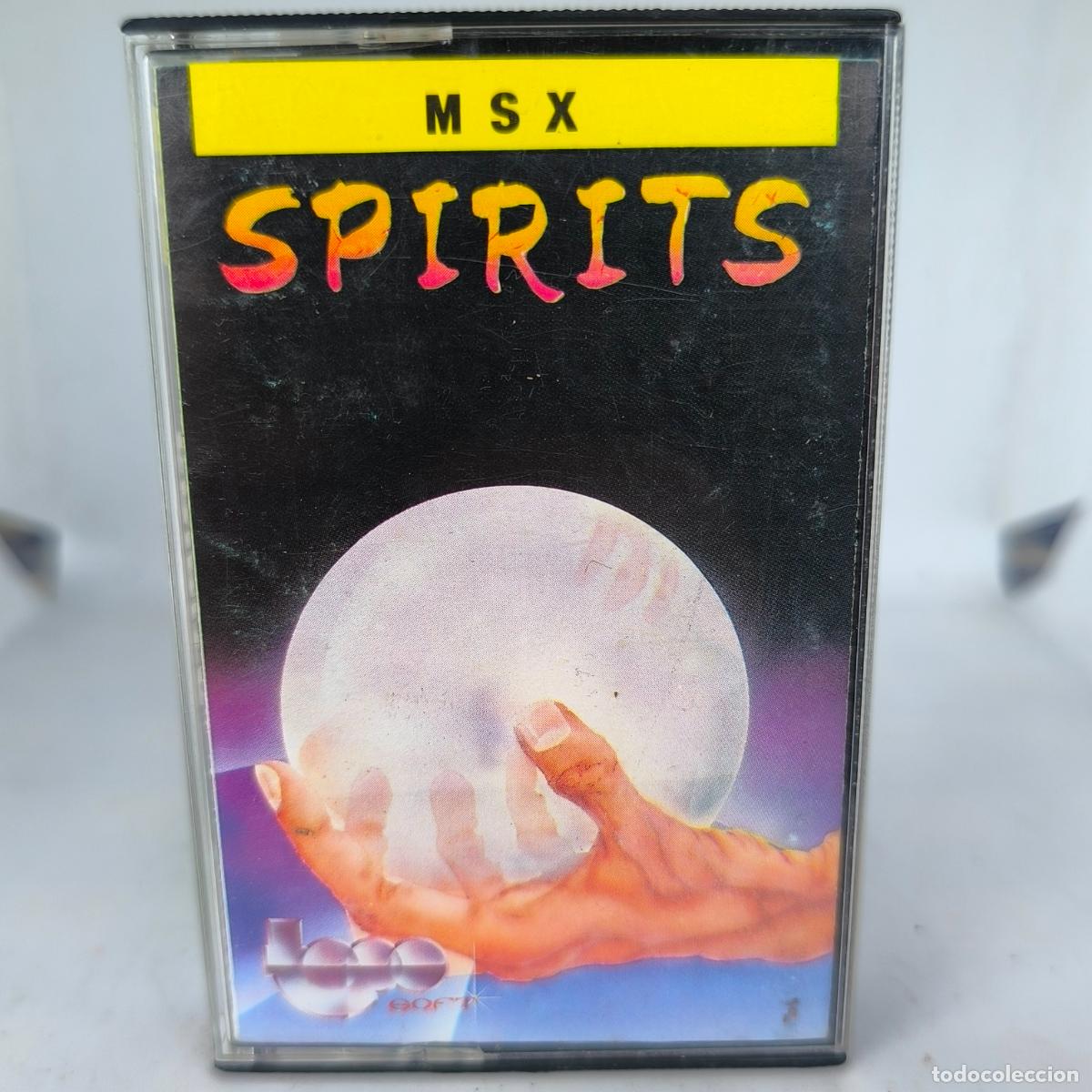 Videojuegos y consolas: ] CASSETTE / CASETE VIDEOJUEGO MSX - SPIRITS - ERBE SOFTWARE - Foto 1