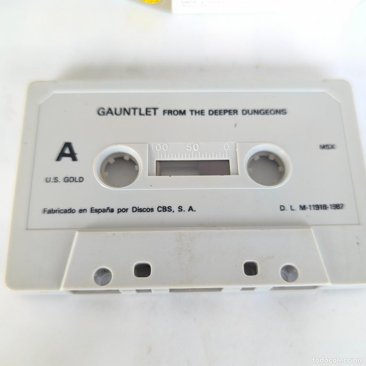 Videojuegos y consolas: MSX - Gauntlet Deeper Dungeons ATARI Games US Gold Gremlin Graphics ERBE SOFTWARE - Foto 6