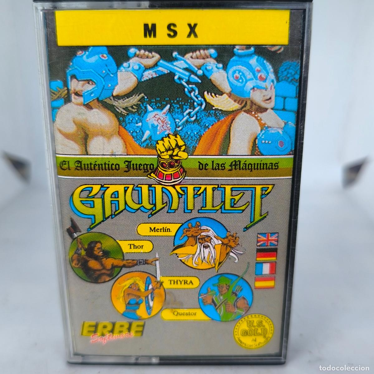 Videojuegos y consolas: MSX - Gauntlet Deeper Dungeons ATARI Games US Gold Gremlin Graphics ERBE SOFTWARE - Foto 1