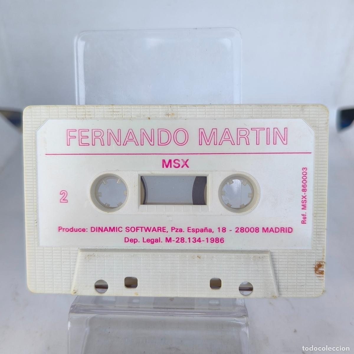 Videojuegos y consolas: FERNANDO MART&Iacute;N BASKET MSX SOLO CASETTE - Foto 2