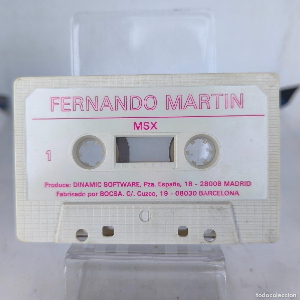 Videojuegos y consolas: FERNANDO MART&Iacute;N BASKET MSX SOLO CASETTE - Foto 1