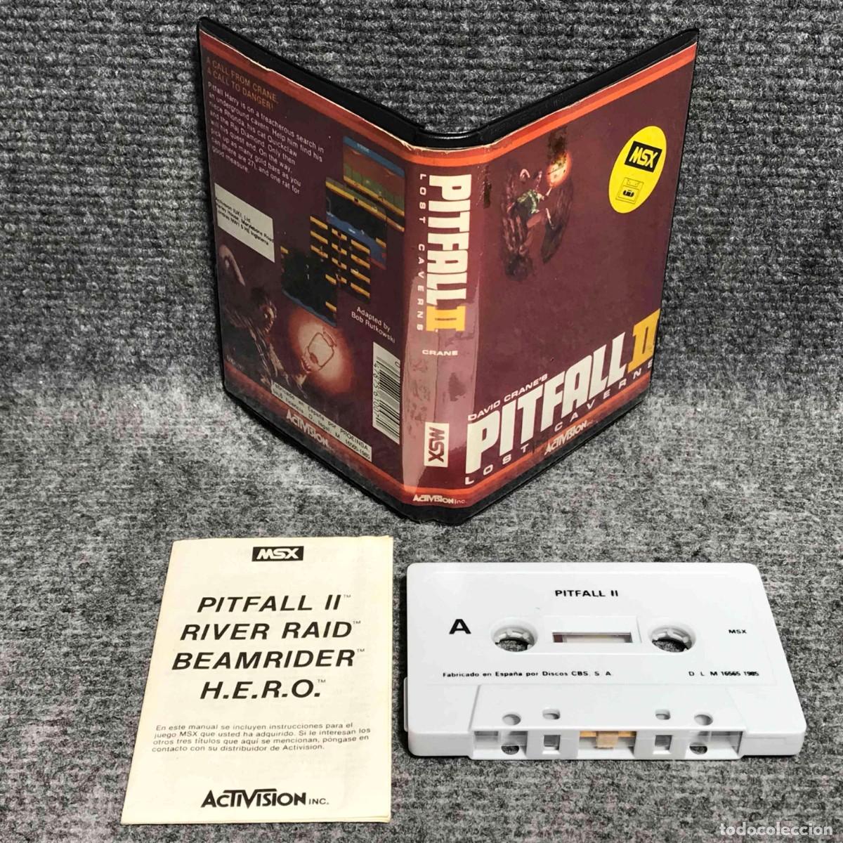 Videojuegos y consolas: PITFALL II LOST CAVERNS MSX - Foto 1