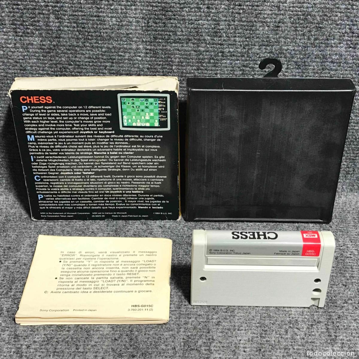 Videojuegos y consolas: CHESS CARTUCHO MSX HIT BIT - Foto 2