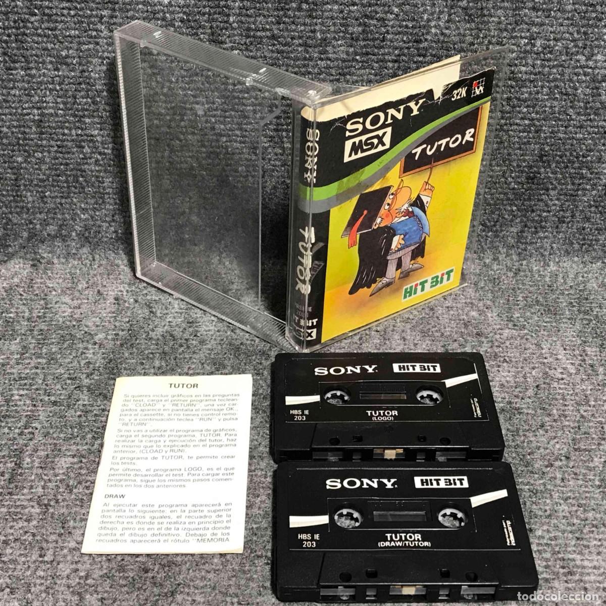 Videojuegos y consolas: TUTOR MSX SONY HIT BIT - Foto 1