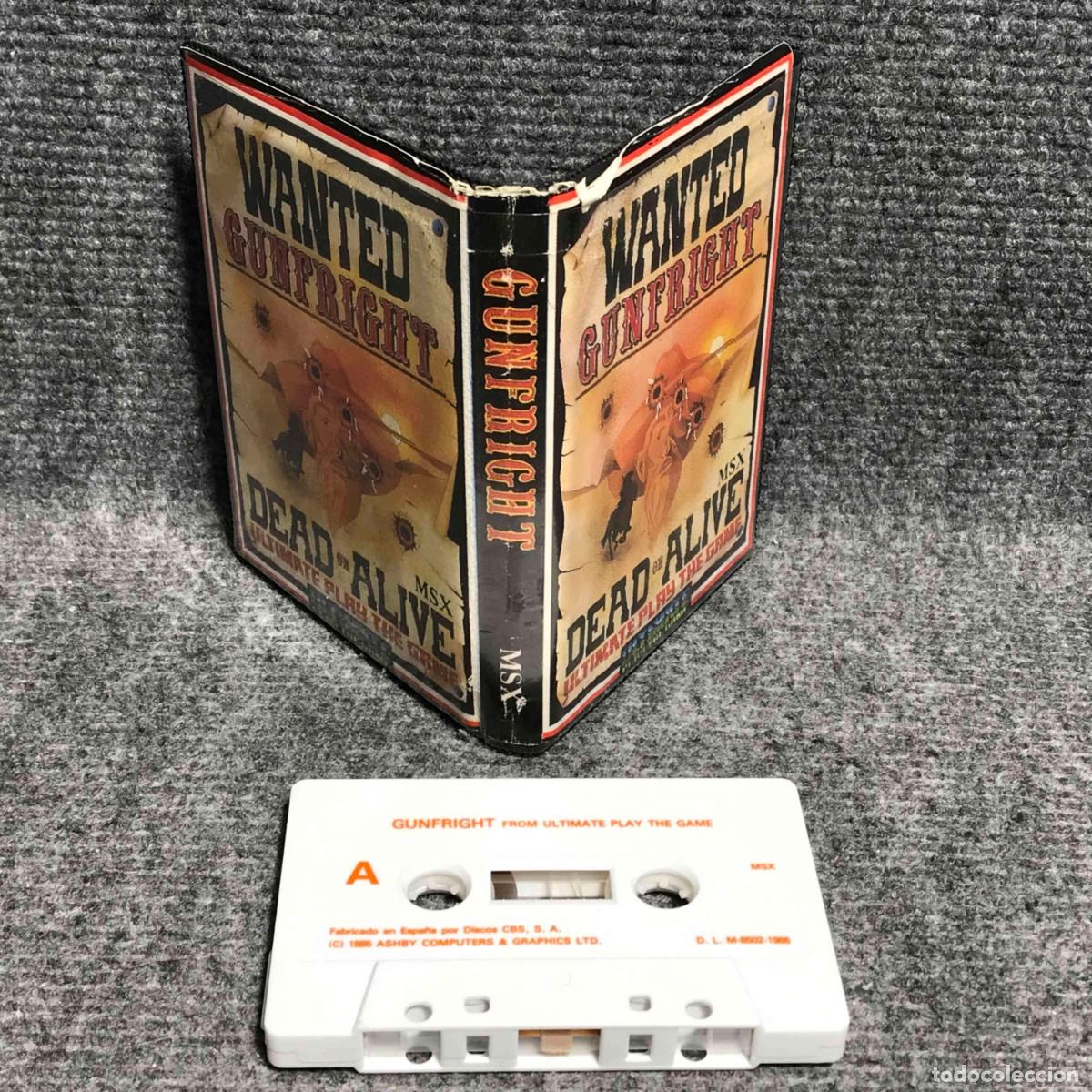 Videojuegos y consolas: GUNFRIGHT MSX ULTIMATE PLAY - Foto 1