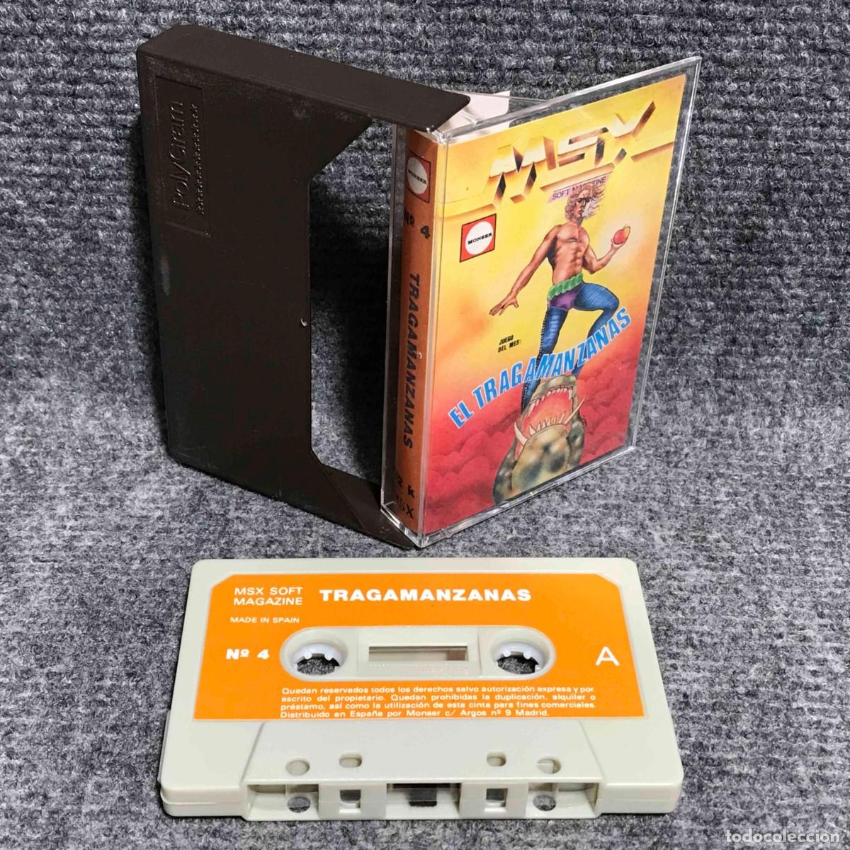 Videojuegos y consolas: TRAGAMANZANAS MSX MONSER - Foto 1