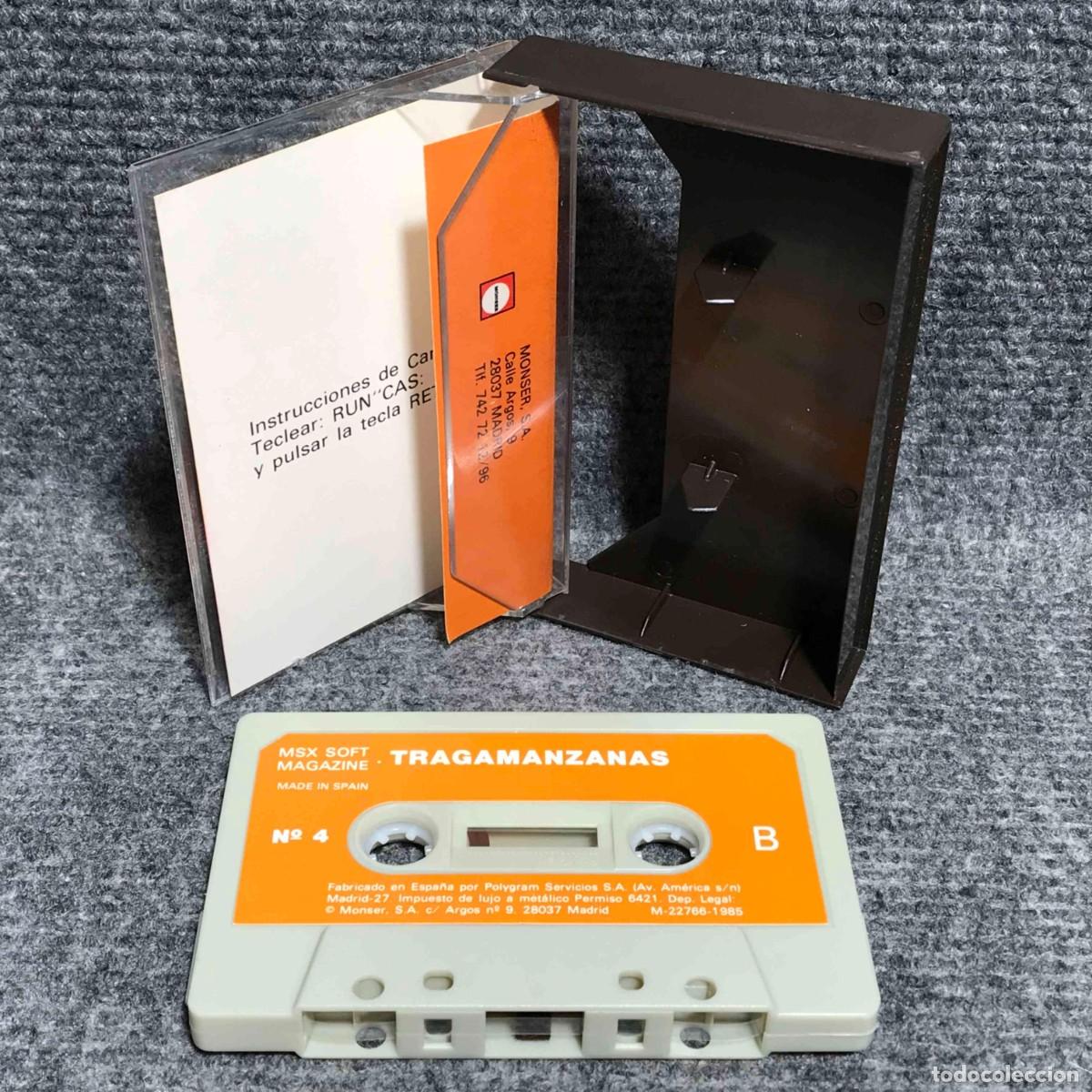 Videojuegos y consolas: TRAGAMANZANAS MSX MONSER - Foto 2