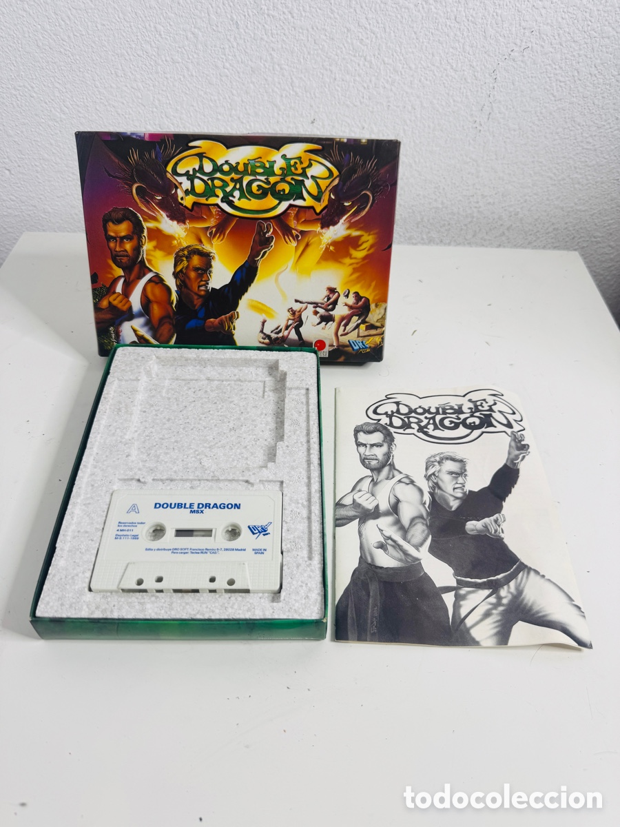 Videojuegos y consolas: Double Dragon Cassette MSX Caja De luxe - Foto 5