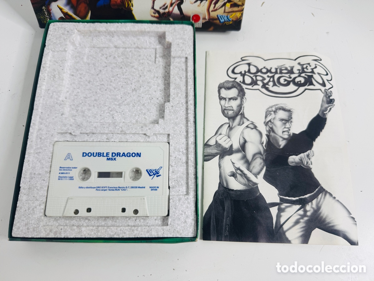 Videojuegos y consolas: Double Dragon Cassette MSX Caja De luxe - Foto 6