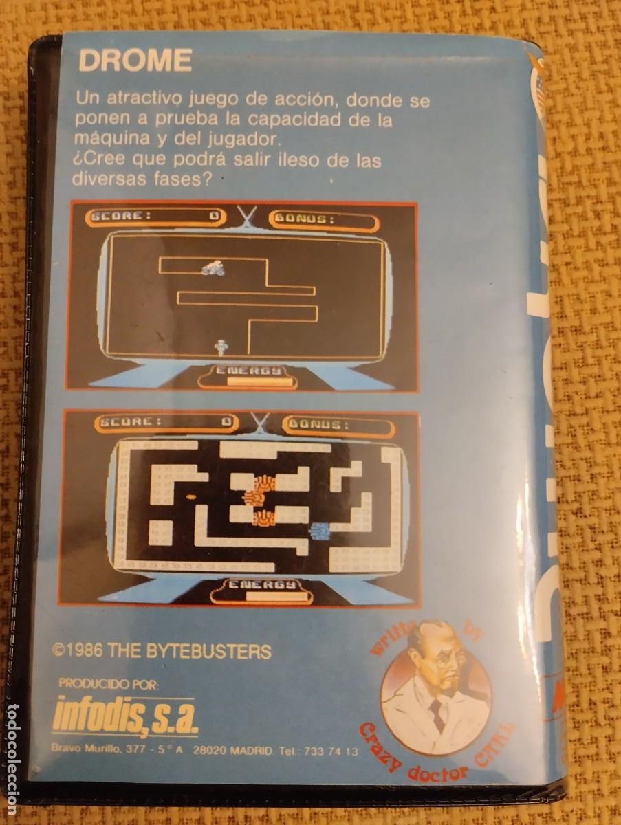 Videojuegos y consolas: Juego Drome MSX 1986 THE BYTEBUSTERS - Foto 2