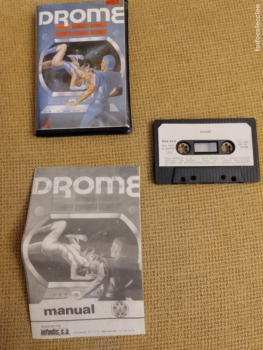 Videojuegos y consolas: Juego Drome MSX 1986 THE BYTEBUSTERS - Foto 4