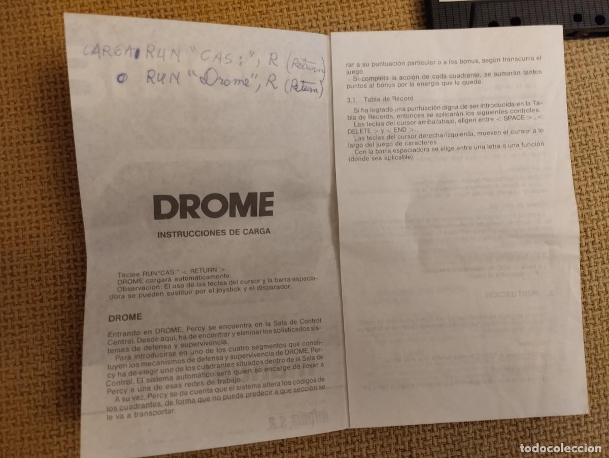 Videojuegos y consolas: Juego Drome MSX 1986 THE BYTEBUSTERS - Foto 5