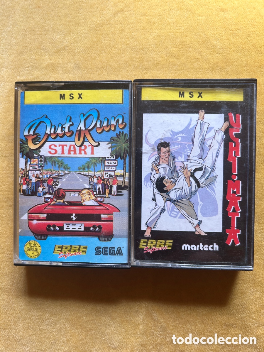Videojuegos y consolas: Pack Msx Out Run/Uchi Mata - Foto 1