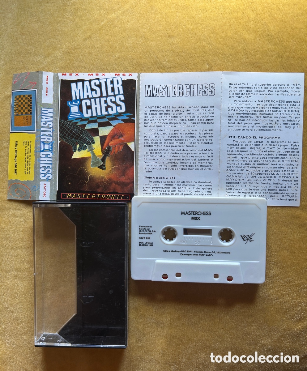 Videojuegos y consolas: Pack Msx MasterChess/ Msx N5 - Foto 4