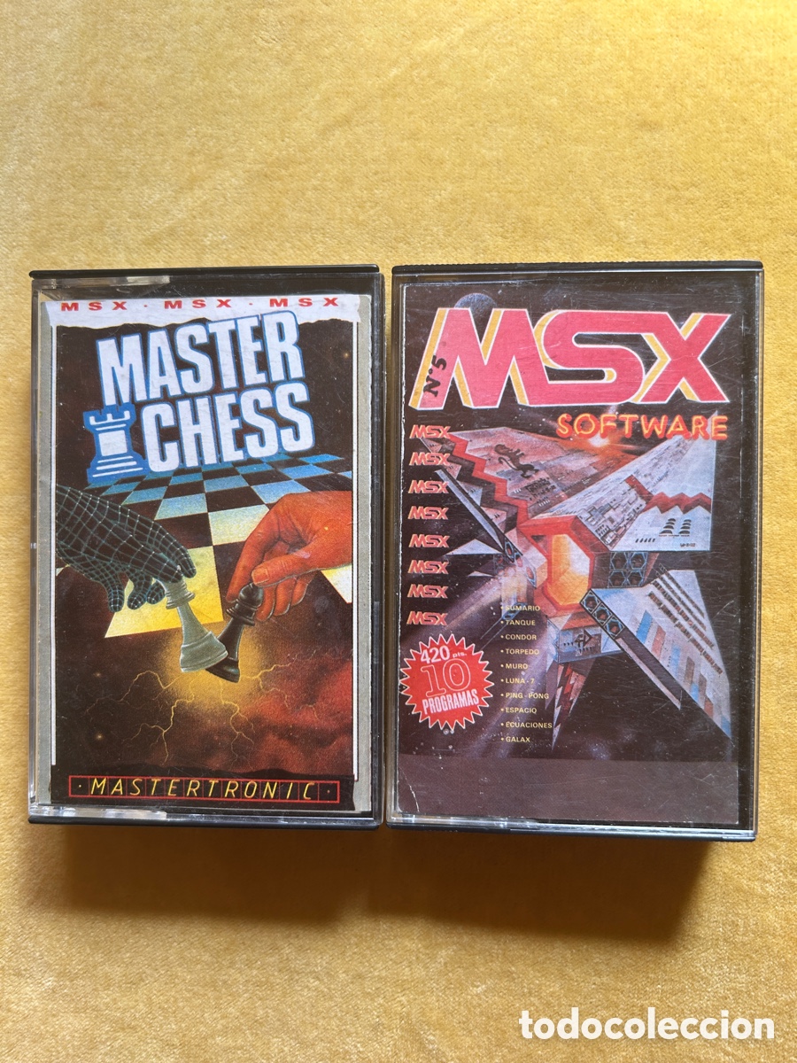 Videojuegos y consolas: Pack Msx MasterChess/ Msx N5 - Foto 1