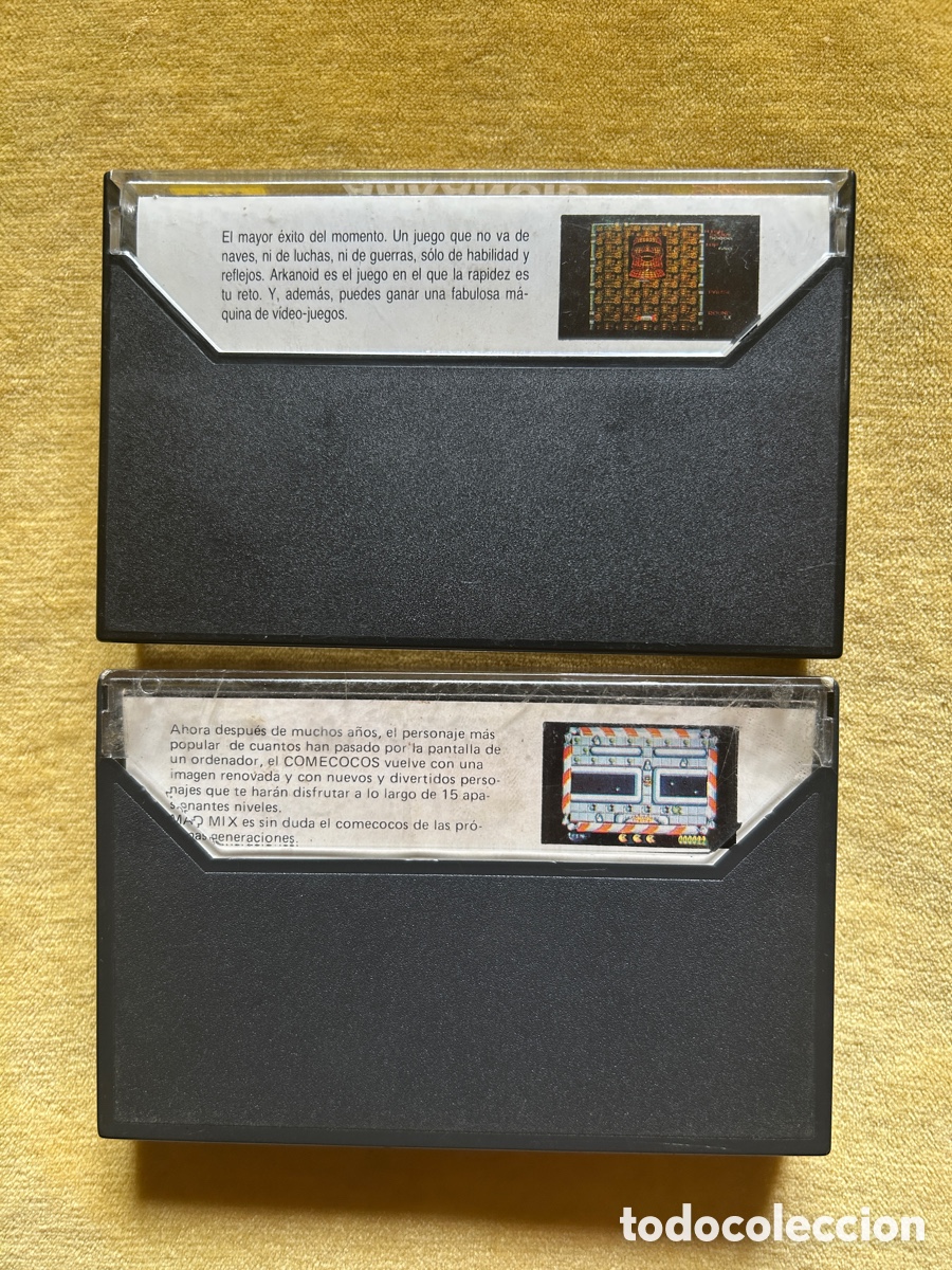 Videojuegos y consolas: Pack Msx Arkanoid/Mad Mix Game - Foto 2
