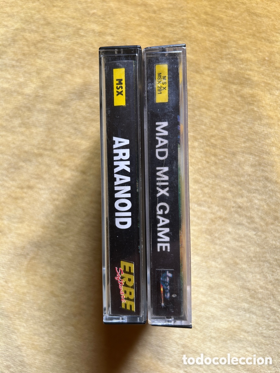 Videojuegos y consolas: Pack Msx Arkanoid/Mad Mix Game - Foto 3