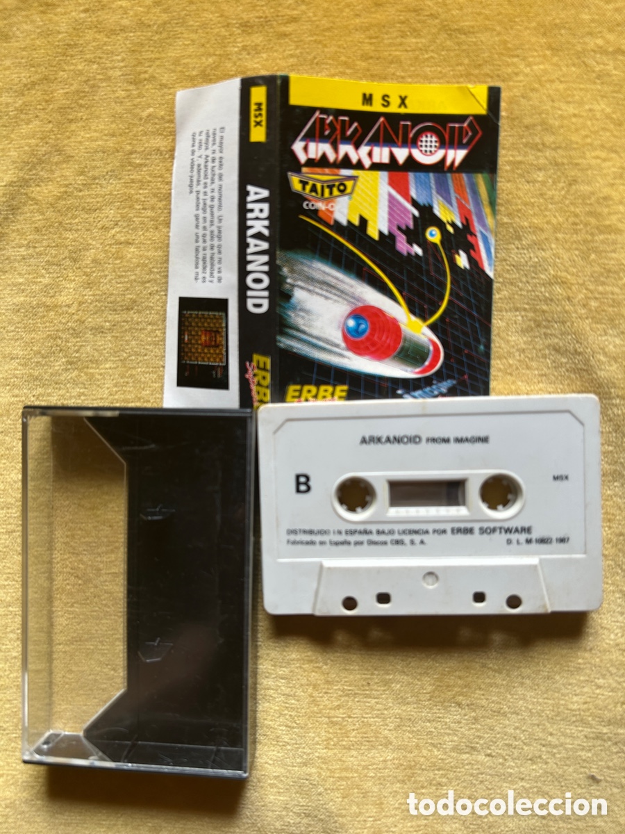 Videojuegos y consolas: Pack Msx Arkanoid/Mad Mix Game - Foto 4