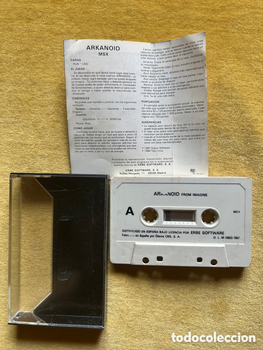 Videojuegos y consolas: Pack Msx Arkanoid/Mad Mix Game - Foto 5