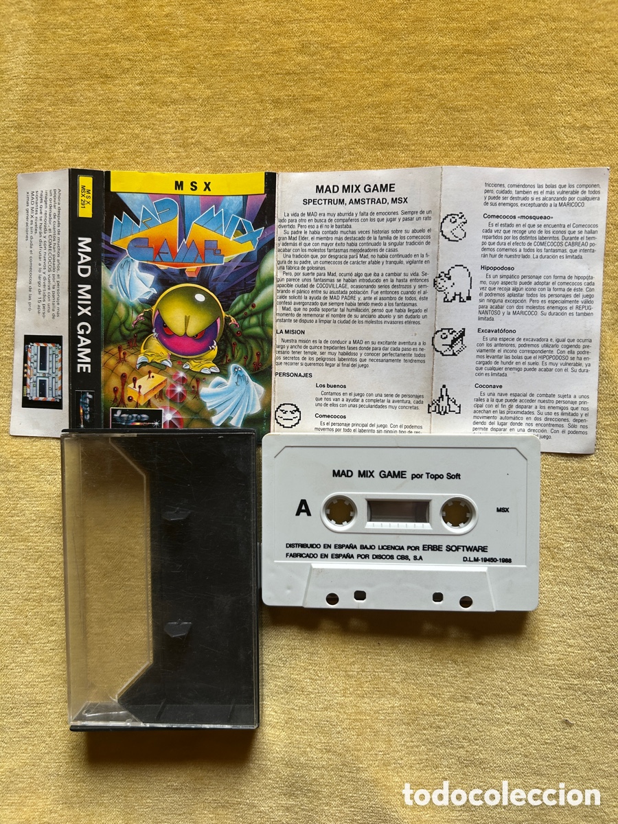 Videojuegos y consolas: Pack Msx Arkanoid/Mad Mix Game - Foto 6