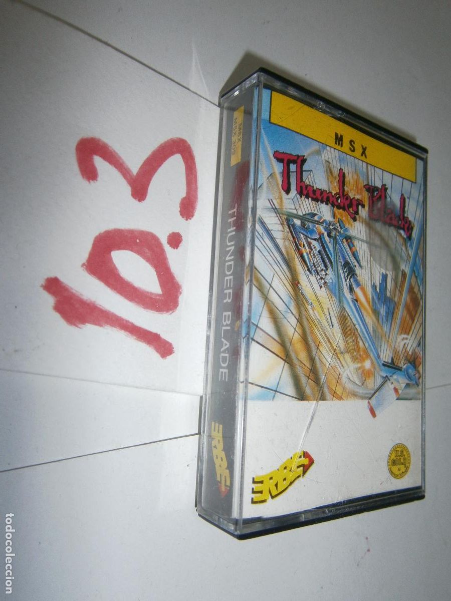 Videojuegos y consolas: ANTIGUO JUEGO MSX - THUNDER BLADE - Foto 1