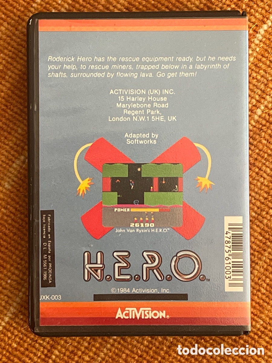 Videojuegos y consolas: [Activision] H.E.R.O. [MSX] - Foto 3