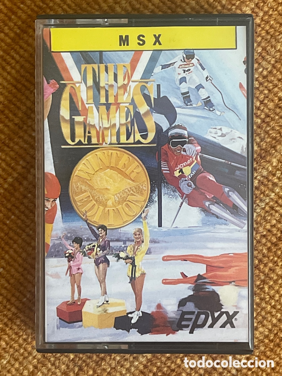 Videojuegos y consolas: [ERBE - EPYX] The Games - Winter Edition [MSX] - Foto 1