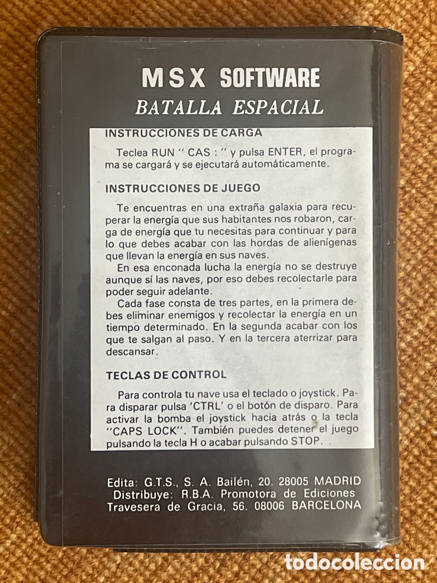 Videojuegos y consolas: [GTS] Batalla Espacial [MSX] - Foto 3
