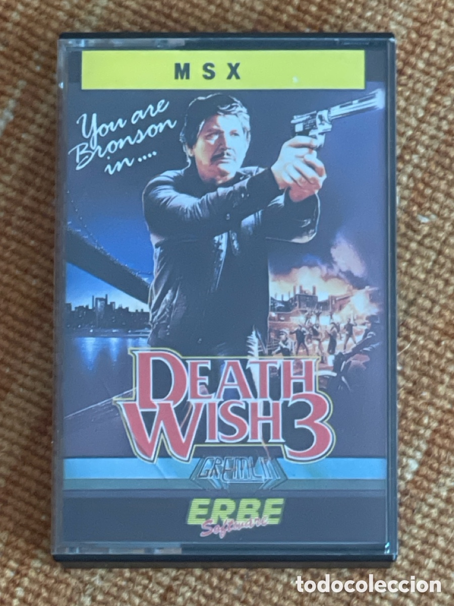 Videojuegos y consolas: [ERBE] Death Wish 3 [MSX] - Foto 1