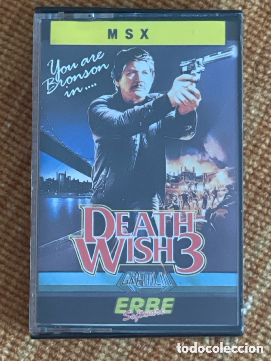 Videojuegos y consolas: [ERBE] Death Wish 3 [MSX] - Foto 1
