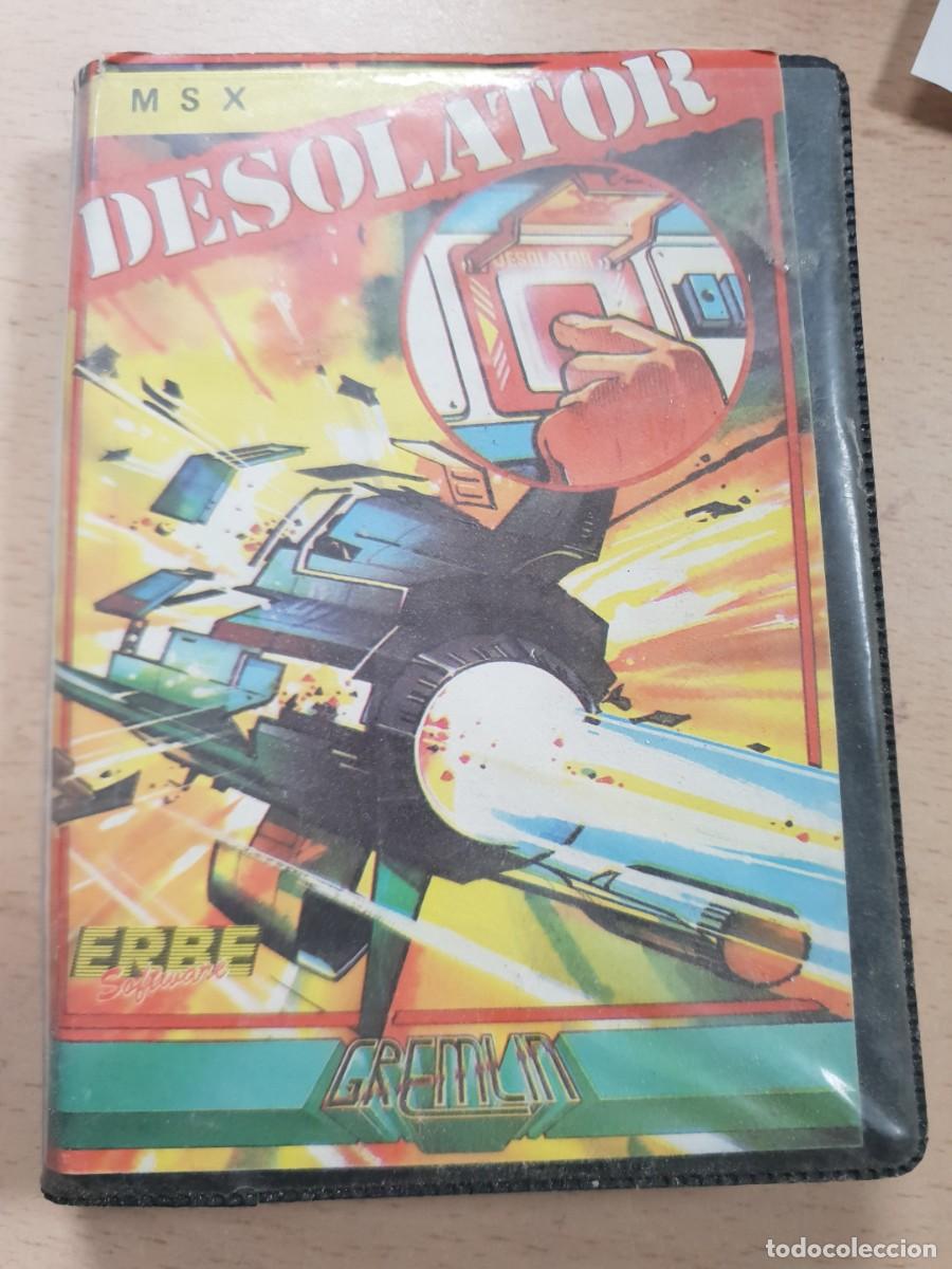 Videojuegos y consolas: Juego msx cinta cassette desolator - Foto 1