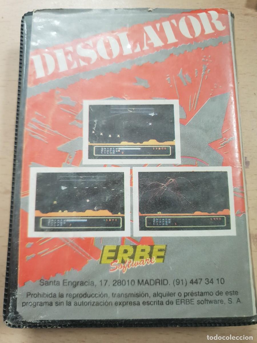 Videojuegos y consolas: Juego msx cinta cassette desolator - Foto 2