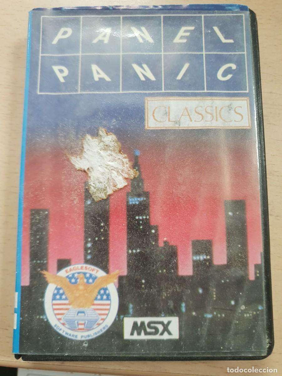 Videojuegos y consolas: Juego msx cinta cassette panel panic - Foto 1