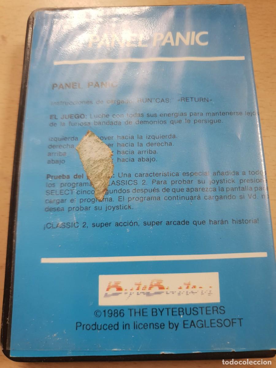 Videojuegos y consolas: Juego msx cinta cassette panel panic - Foto 2