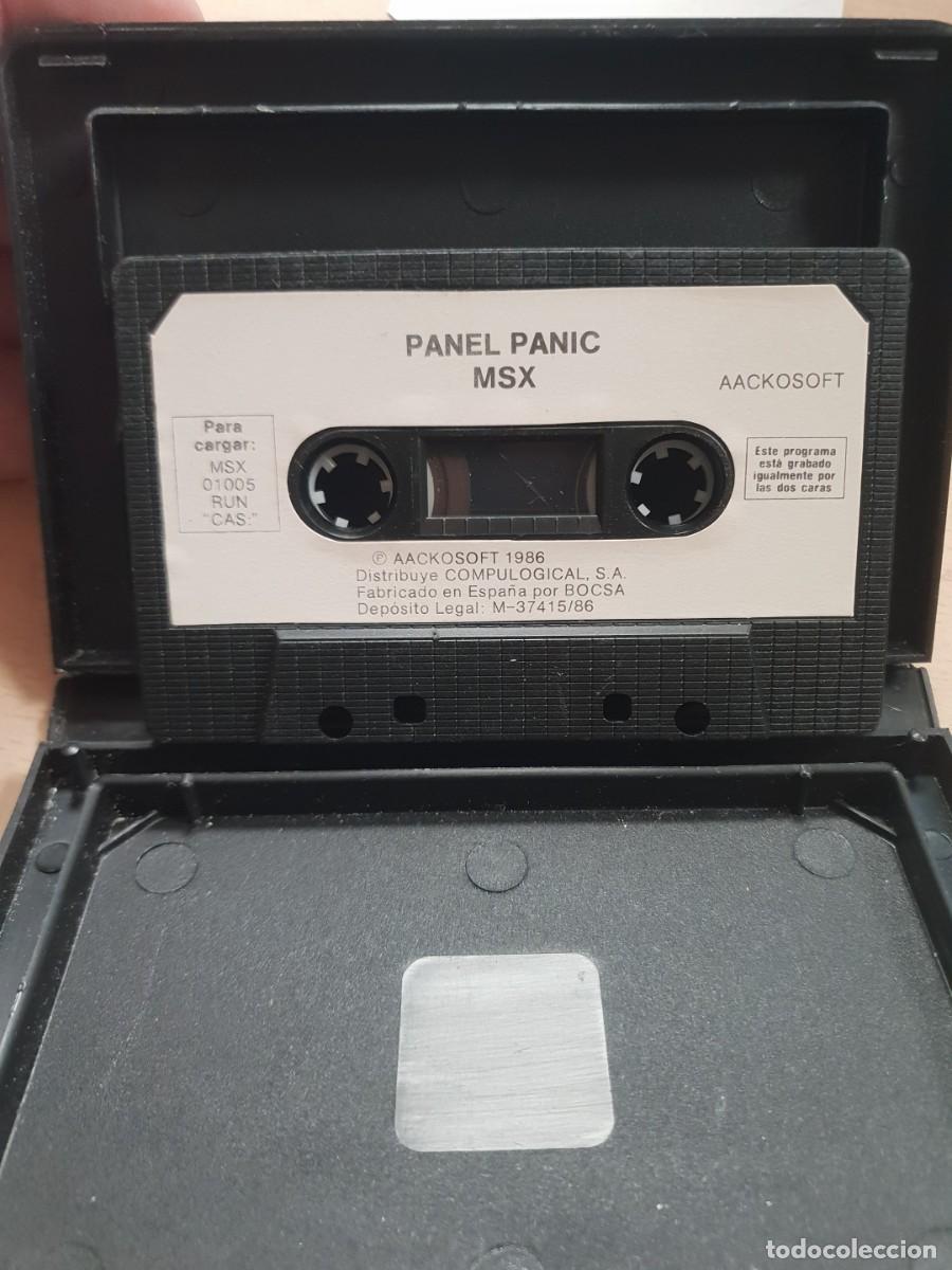 Videojuegos y consolas: Juego msx cinta cassette panel panic - Foto 3
