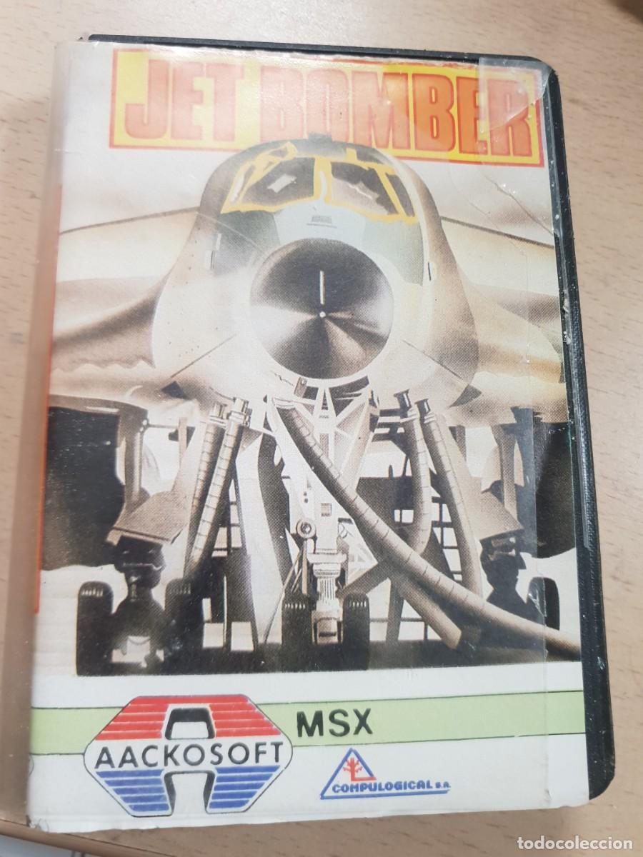Videojuegos y consolas: Juego msx jet bomber cassette - Foto 1