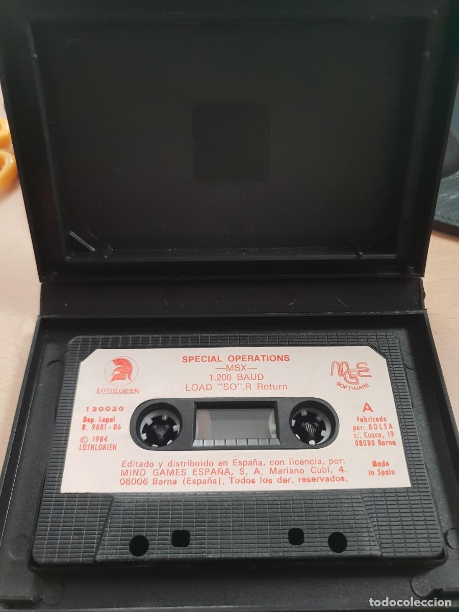 Videojuegos y consolas: Juego msx cinta cassette special operations - Foto 3