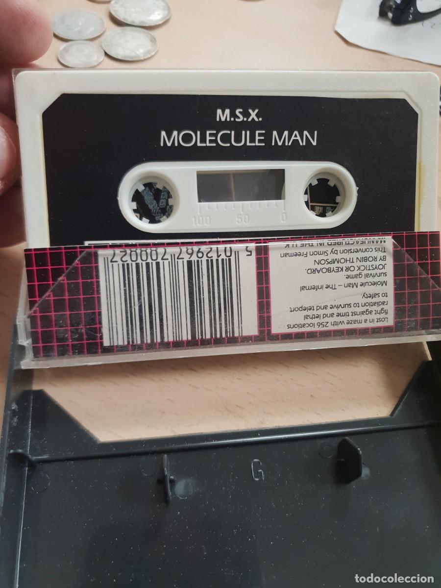 Videojuegos y consolas: Juego msx cinta cassette molecule man - Foto 3