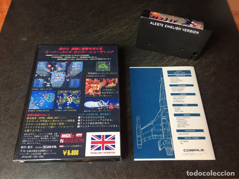 Videojuegos y consolas: MSX - Aleste MSX2 (Custom English Version) - Foto 2