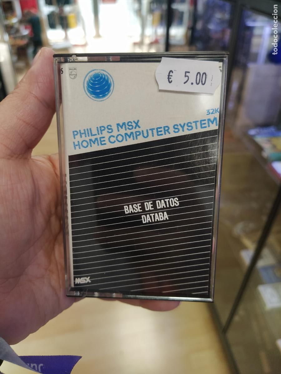 Videojuegos y consolas: BASE DE DATOS juego casete MSX VIDEOJUEGO - Foto 1