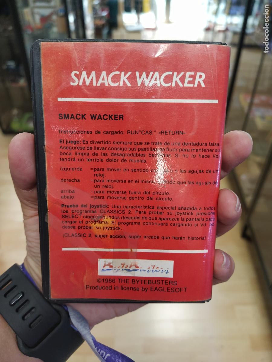 Videojuegos y consolas: SMACK WACKER MSX JUEGO VIDEOJUEGO - Foto 2