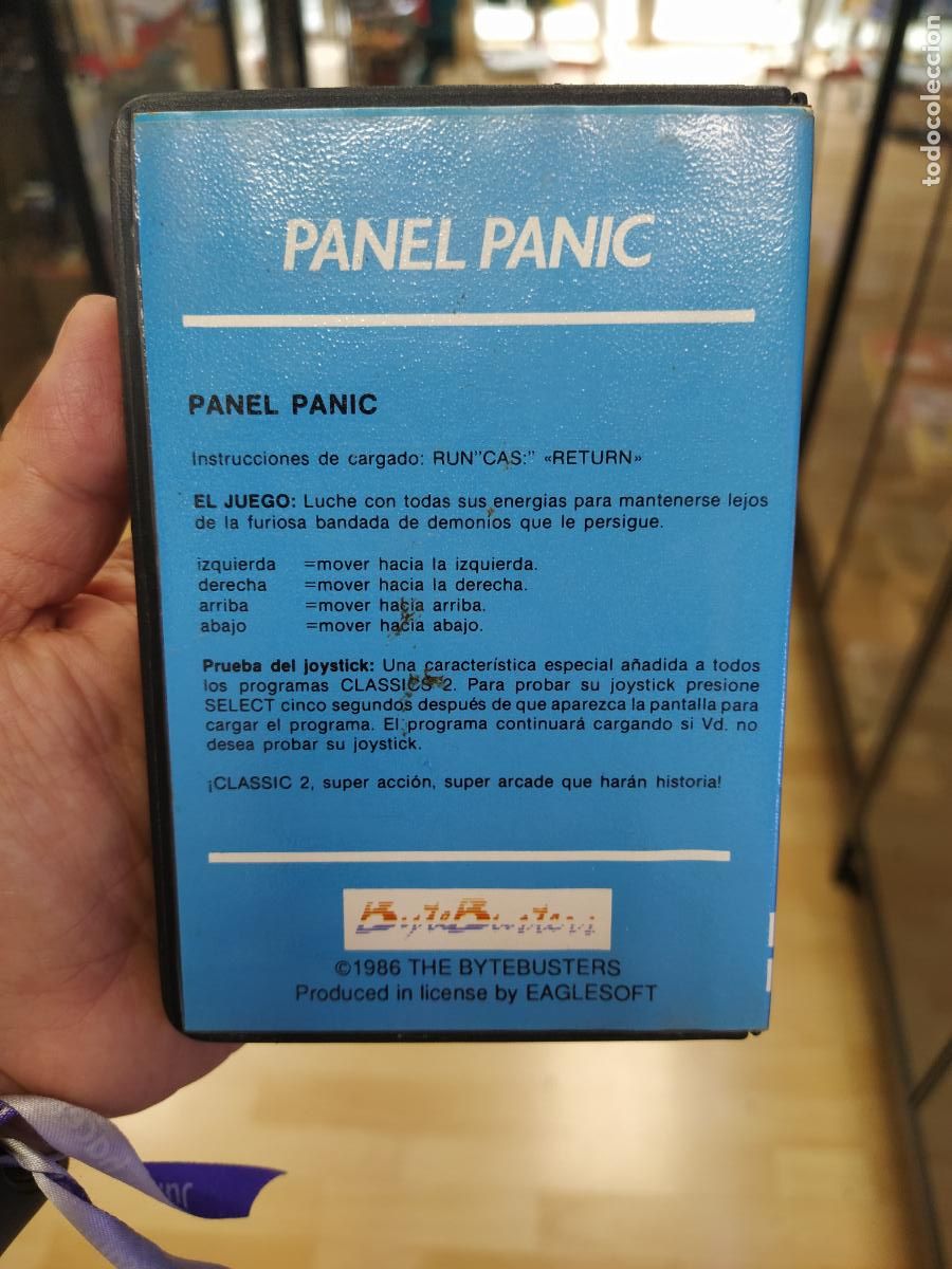 Videojuegos y consolas: PANEL PANIC MSX JUEGO VIDEOJUEGO - Foto 2